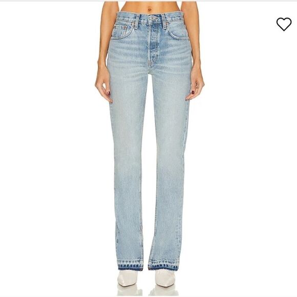 RE/DONE 70s High Rise Skinny Boot in Opal Indigo Size 27 - Picture 11 of 12